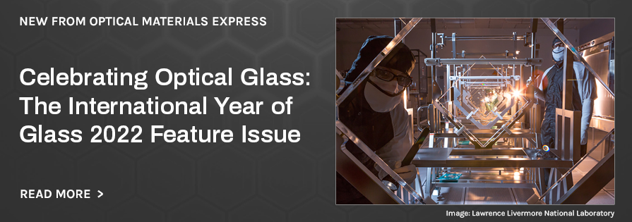 OMEx Year of Glass Feature Issue Announcement